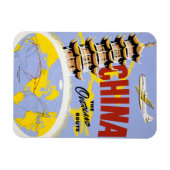 Reisposter voor Northwest Orient Airlines Magneet (Horizontaal)