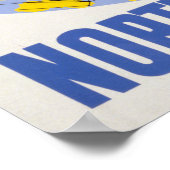 Reisposter voor Northwest Orient Airlines Poster (Hoek)