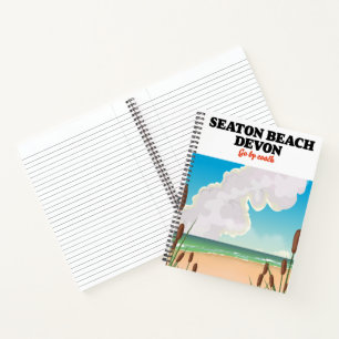 Reisposter voor Seaton Beach Dorset Notitieboek