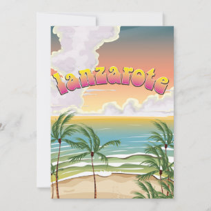 Reisposter voor strandstransport Lanzarote