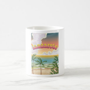 Reisposter voor strandstransport Lanzarote Koffiemok