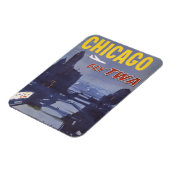 Reisposter voor vluchten van Trans World Airlines Magneet (Linkerzijde)