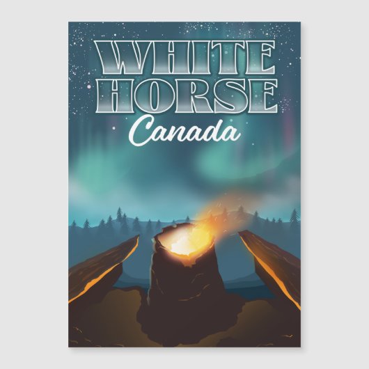 reisposter White Horse Canada (Voorkant)