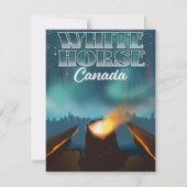 reisposter White Horse Canada (Achterkant)
