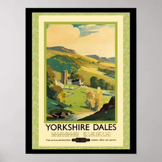 Reisposter Yorkshire Dales Poster (Voorkant)
