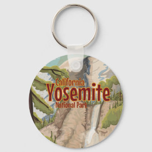 Reisposter Yosemite National Park Sleutelhanger