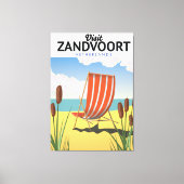 Reisposter Zandvoort Nederland Canvas Afdruk (Voorkant)