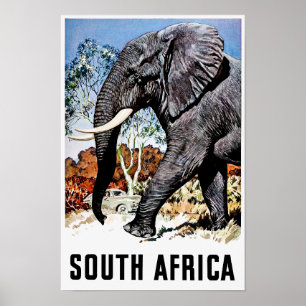 Reisposter Zuid-Afrika Poster