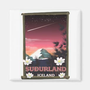 Reisposter Zuidland IJsland Magneet