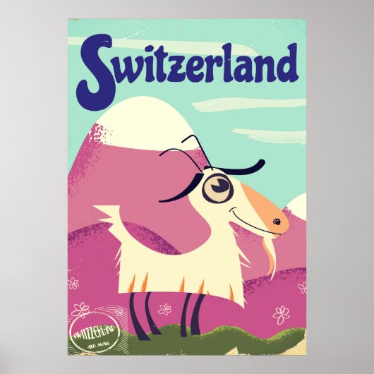 reisposter Zwitserland Poster (Voorkant)
