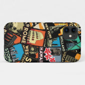 Reisposters retro Europe azione usa Case-Mate iPhone Case (Achterkant (horizontaal))