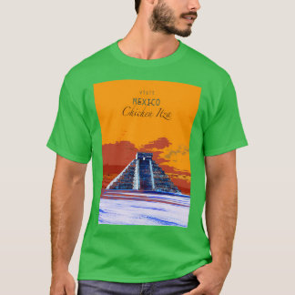 ReispostersBezoek MexicoChichen Itza T-shirt