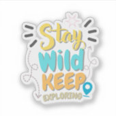 Reisquote sticker  (Voorkant)