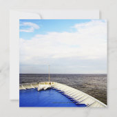 Reisreis cruise Ship Save the Date (Achterkant)