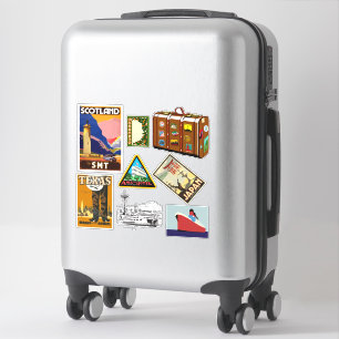 Reisstickers met stijl sticker
