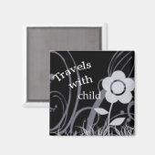 Reist met kind magneet (Voorkant / Achterkant)