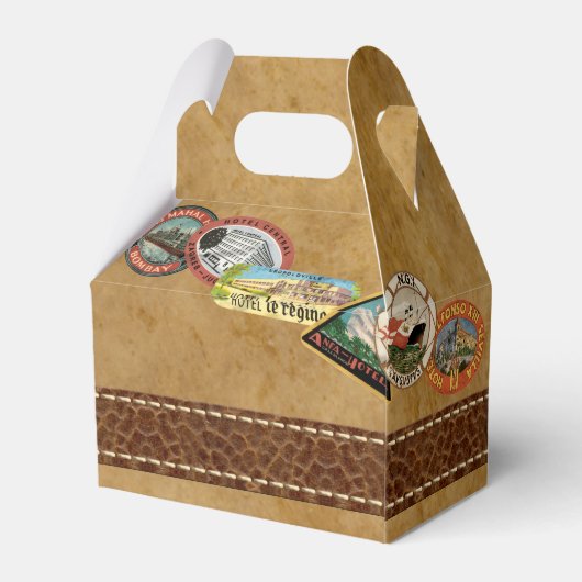 Reisthema Feestbox Bedankdoosjes (Achterkant)