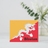  reistoerisme in Bhutan Briefkaart (Staand voorkant)