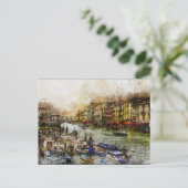  Reistoerisme in Italië Briefkaart (Staand voorkant)