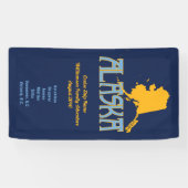 Reisvakantie in Alaska Spandoek (Horizontaal)