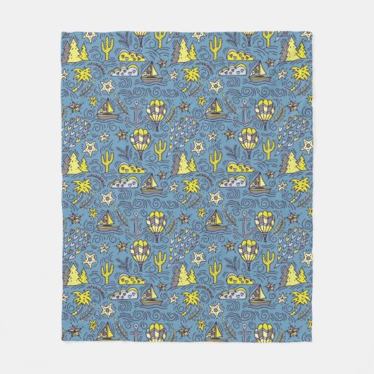 Reisveer Fleece Deken (Voorkant)