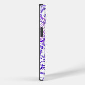 Reisvisa Rubber Stampen Case-Mate iPhone Case (Achterkant / Rechts)