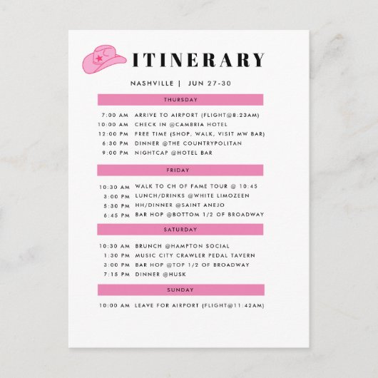 REISWEG BRIEFKAART (Voorkant)