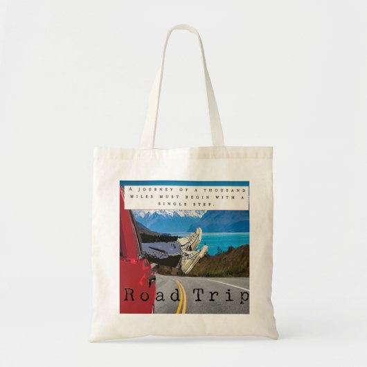 reisweg tote bag (Voorkant)