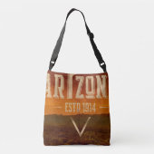  reiszak van Arizona cactus Crossbody Tas (Achterkant)