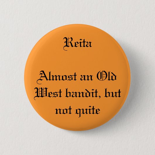 Reita Ronde Button 5,7 Cm (Voorkant)
