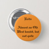 Reita Ronde Button 5,7 Cm (Voorkant /achterkant)