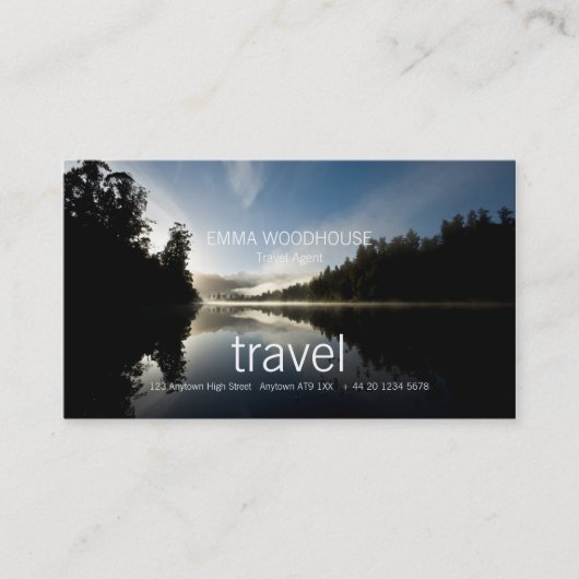 Reizen 1 ・ Sjabloon voor visitekaartjes (Voorkant)