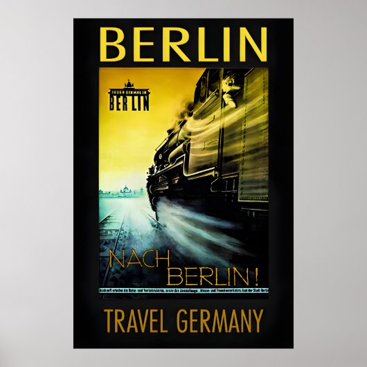 Reizen Berlijn-Duitsland Poster (Voorkant)