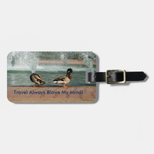 Reizen Blaast Mijn Geest Duck Bagagelabel