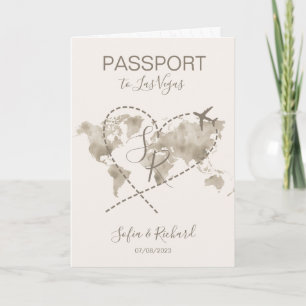 Reizen Bruiloft Bestemming Paspoort Las Vegas