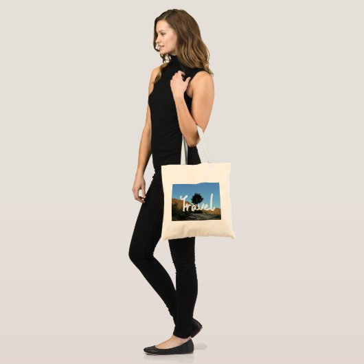 Reizen Canvas tassen! Rustig aan! COOL! Tote Bag (Voorkant (model))