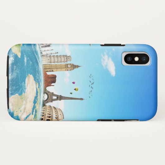 Reizen Case-Mate iPhone Case (Achterkant (horizontaal))