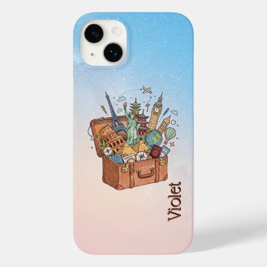 Reizen Case-Mate iPhone Case (Achterkant)