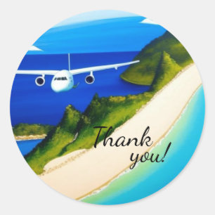 Reizen Dank u Stickers