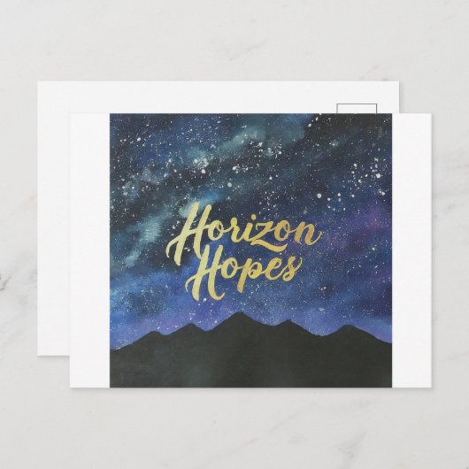 Reizen en avontuur briefkaart (Voorkant / Achterkant)