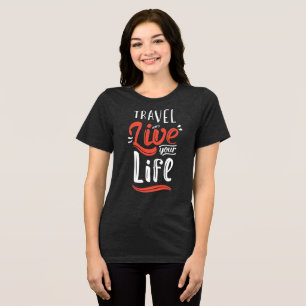 Reizen en leven - Retro Adventure T-shirt