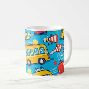 Reizen en Vervoer bevat een verscheidenheid aan me Koffiemok