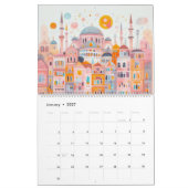 Reizen Europa Roze Girly Kalender (Jan 2027)