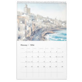 Reizen Europa Roze Girly Kalender (Feb 2026)