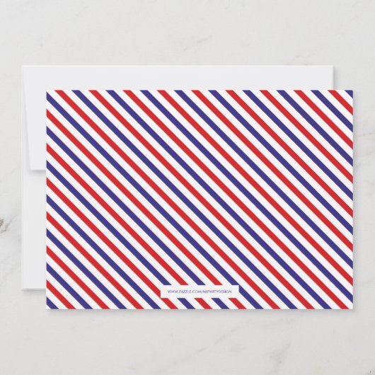 Reizen/feesten partijuitnodiging kaart (Achterkant)