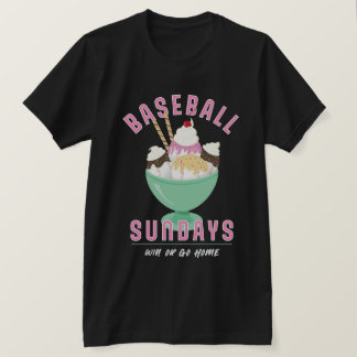 Reizen Honkbal Zondagen IJs T-shirt