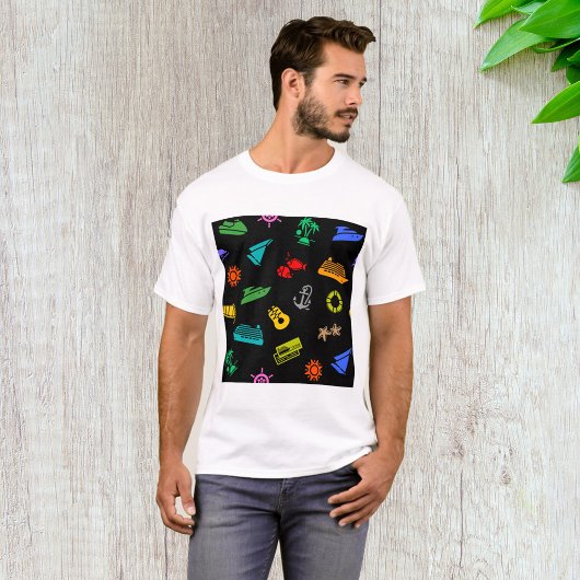 Reizen Iconen Mannen T-shirt