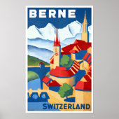 reizen in Berne Zwitserland Poster (Voorkant)
