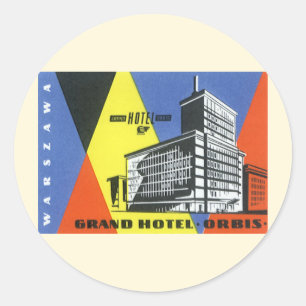 Reizen in klassiek Europa, Warschau (Warszawa), Po Ronde Sticker