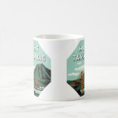 Reizen in oude stijl, berg Tamalpais of Mount Tam Koffiemok (Center)